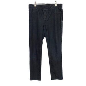 Chico's Pull On Elastic Waist Demin Jeans with Faux‎ Front Pockets Size 1